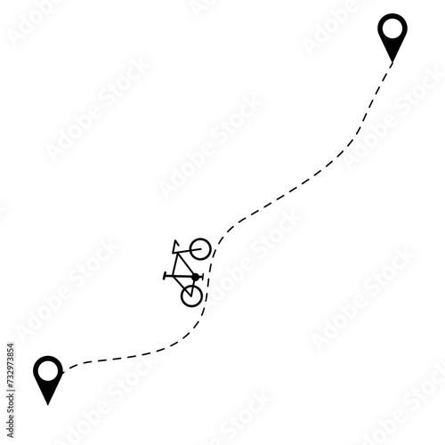 Bike Travel Route