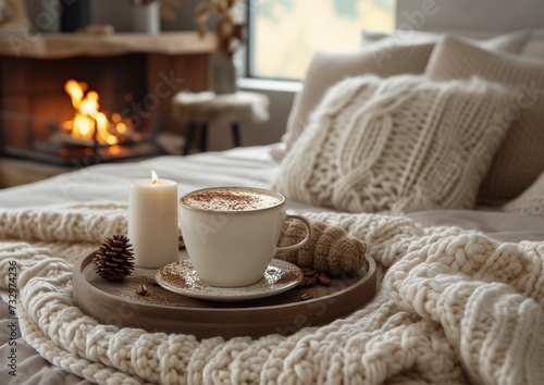 coffee in bed cozy and relax style © SYLVIA