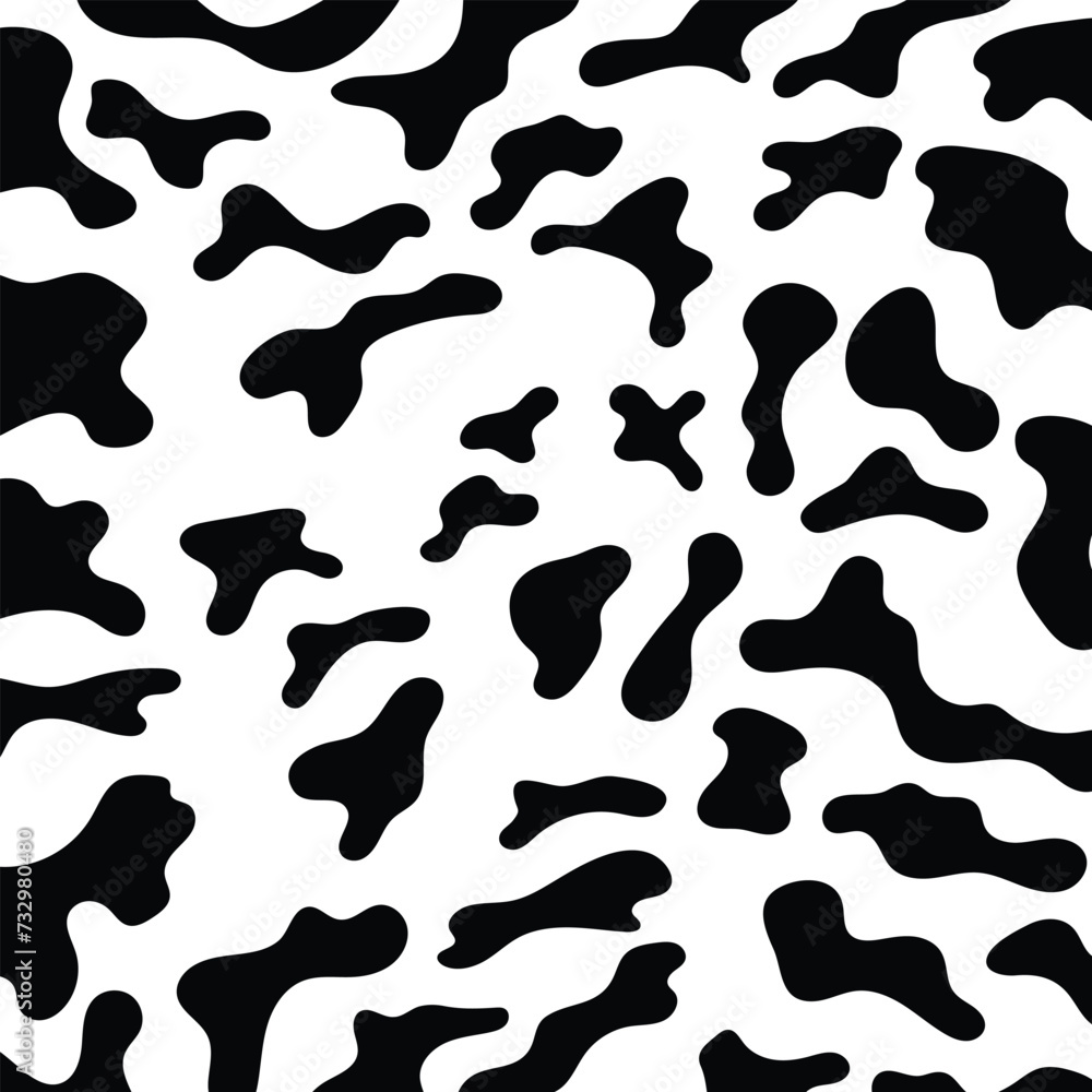 Abstract animal skin leopard, cheetah, Jaguar seamless pattern design. Black and white seamless camouflage background. Abstract animal skin leopard, cheetah, Jaguar seamless pattern design. Black and white seamless camouflage background.