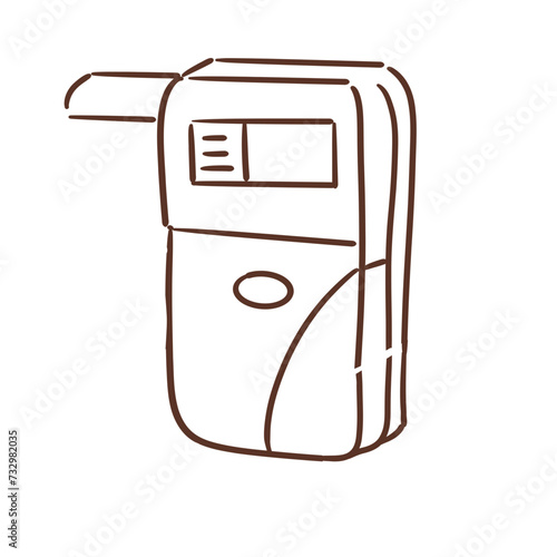 labtools_alcohol breath tester_vector