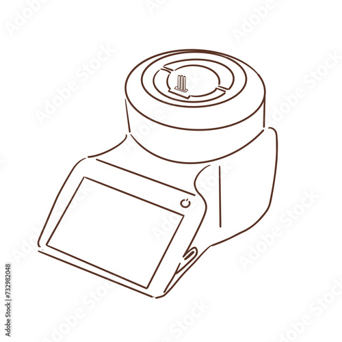 labtools_melting point machine_vector