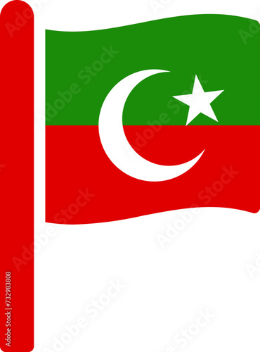 PTI flag smooth photo