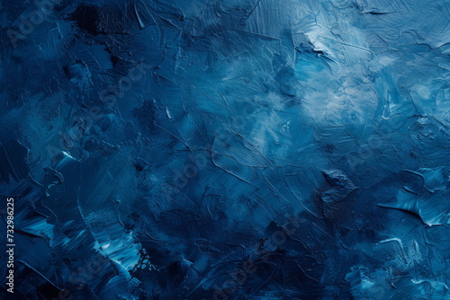 Abstract Blue Background: Exploring the Depths of Weathered Textured Elegance