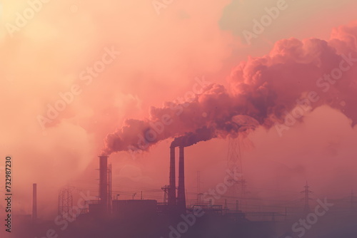 Factories  Power Plants and Environmental Peril  Navigating the Landscape of Climate Crisis