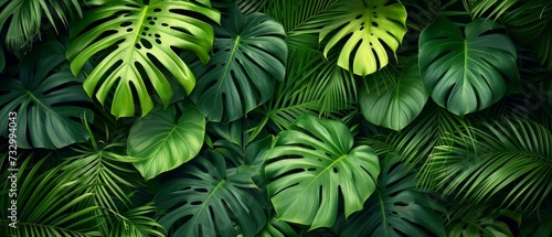 Jungle Leaf Natural Pattern
