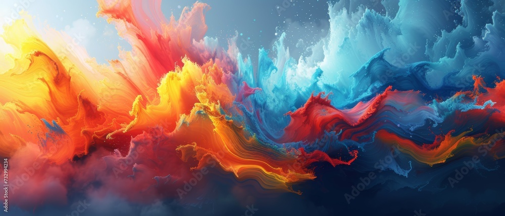 Surreal Abstract Color Splash Surreal Abstract Color Splash