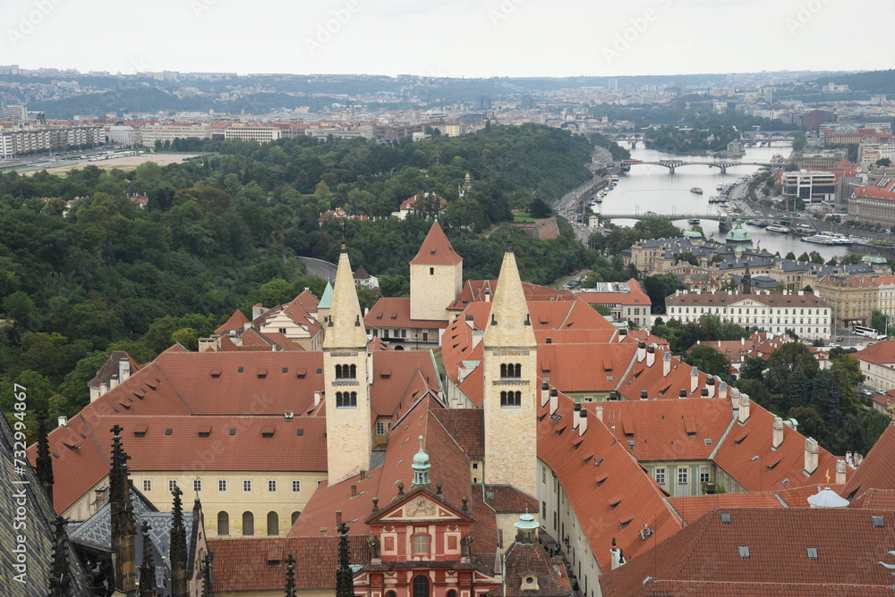 Fototapeta premium panorama wiew of Prague