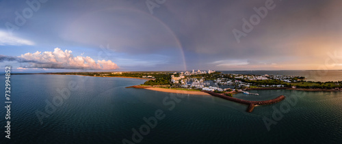 Rainbow over Darwin photo