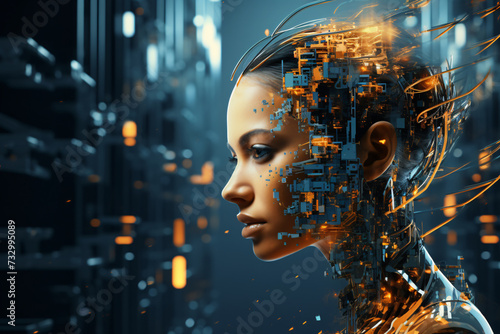 AI Innovation: Pioneering the Future. Generative AI photo