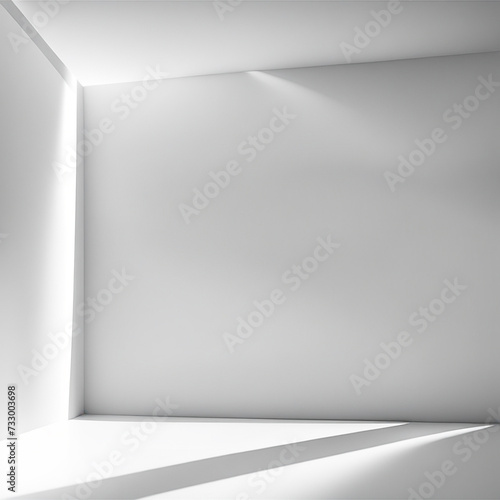 Wallpaper Mural Abstract white and gray color background and texutre, modern design stripes background with geometric round shape. Torontodigital.ca