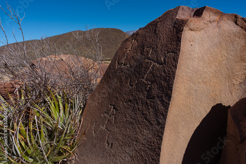 Archaeological Zone: Petroglyphs at Boca de Potrerillos, Nuevo León