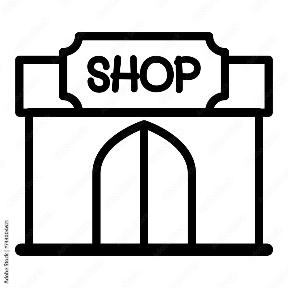 Shop building icon Shop building icon