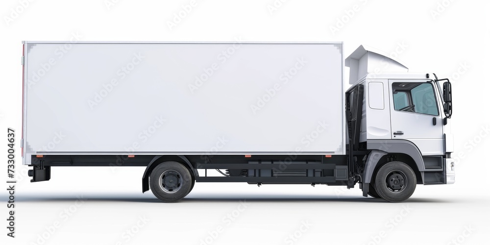 delivery truck side view
