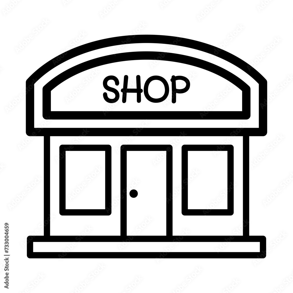 Shop building icon Shop building icon