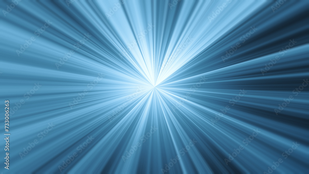Light blue and blue starburst effect or light trails moving to infinity. Abstract high resolution full frame technology background. Light blue and blue starburst effect or light trails moving to infinity. Abstract high resolution full frame technology background.