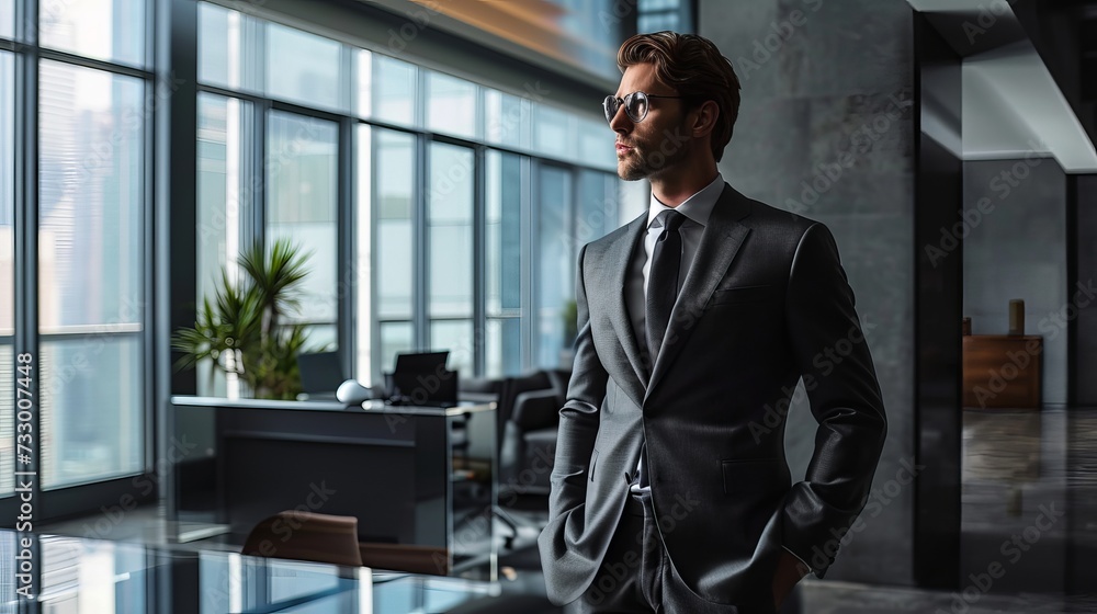 A Charismatic Businessman In A Attitude Pose A Charismatic Businessman In A Attitude Pose