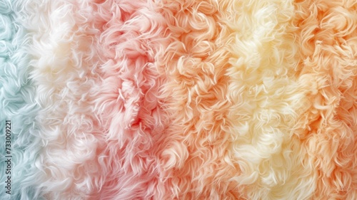 soft, fluffy texture background in sorbet spring colors for cozy feel