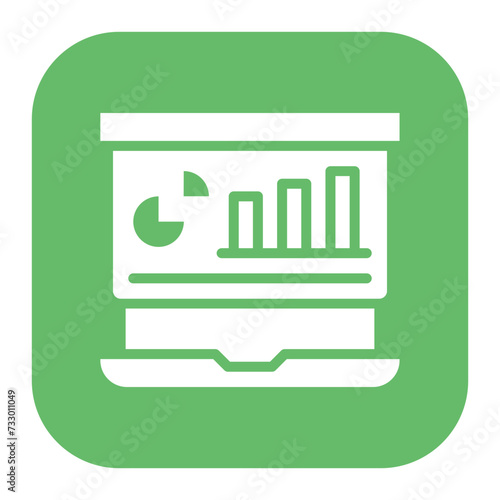 Laptop Presentation Icon