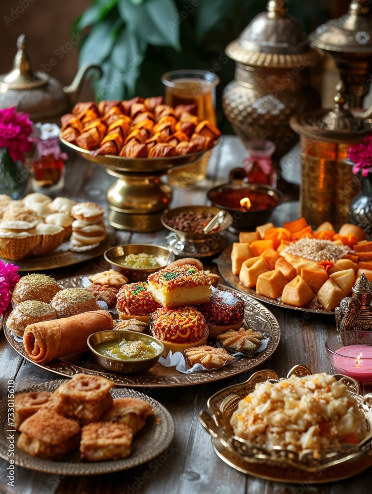 Celebrate the holy month of Ramadan with traditional Iranian sweets and prayers, and send Eid Mubarak greetings.