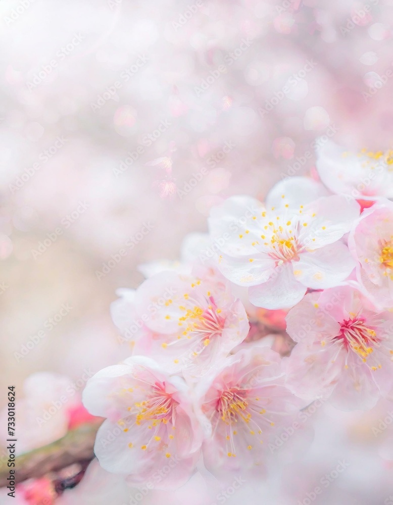 Cherry Blossoms Blooming at the start of Spring - Last days of Winter announcing the new Season of Spring - Sakura Festival Hanami Cherry Blossoms Blooming at the start of Spring - Last days of Winter announcing the new Season of Spring - Sakura Festival Hanami