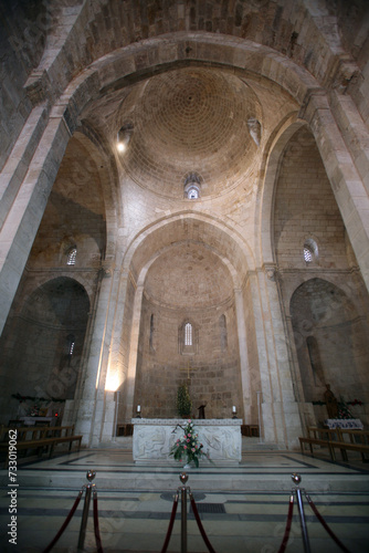 Church of Saint Anne  12th century Crusader church  Bethesda  Jerusalem  Israel