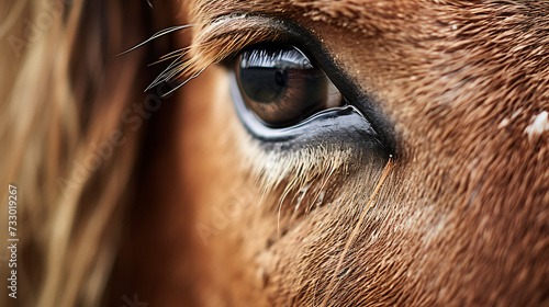 A close-up of a horse s nostrils