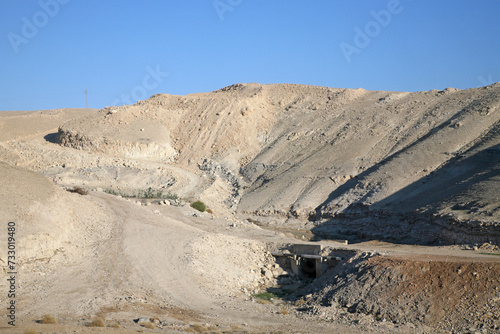 Bedouin settlements in the Judea desert near Jericho, West Bank, Palestine, Israel