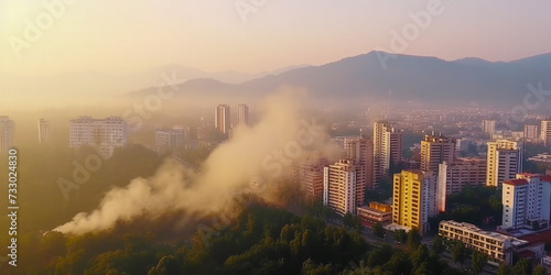 Kunming aerial view China