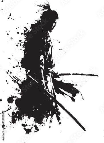 macchia di inchiostro di un samurai 1