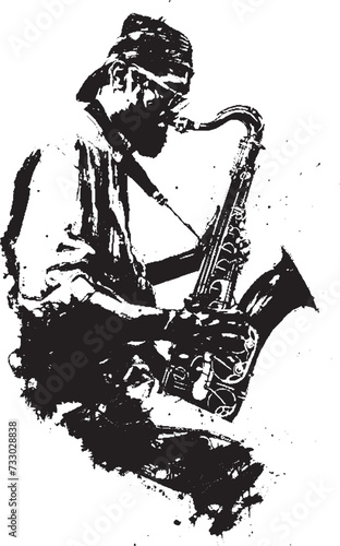 macchia di inchiostro di un musicista 3