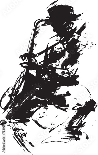 macchia di inchiostro di un musicista 4