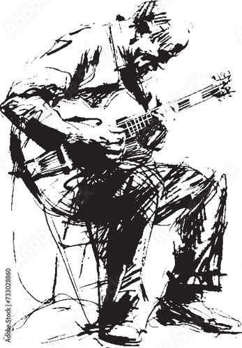 macchia di inchiostro di un musicista 1