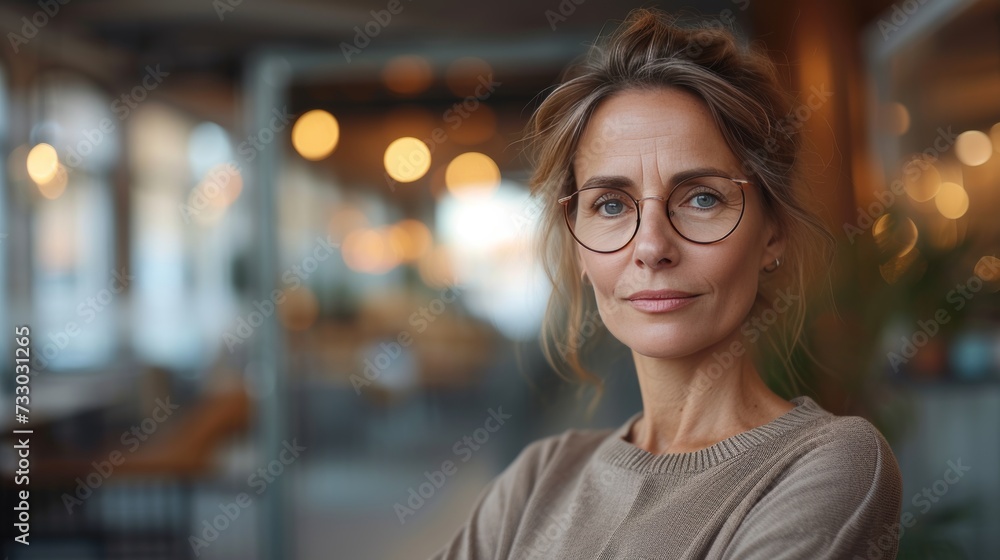 With a confident aura, she projects assurance in her recommendations, With a confident aura, she projects assurance in her recommendations,