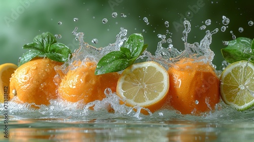 Lemons and limes on a simple background create a striking contrast