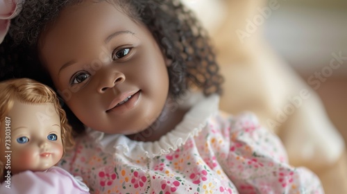 Her dolls are cherished companions, sharing in her laughter and providing com...