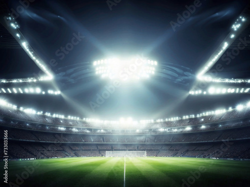 Stadium flash light background 