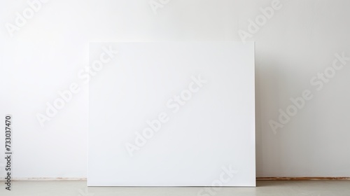 Simple and timeless white canvas for artists