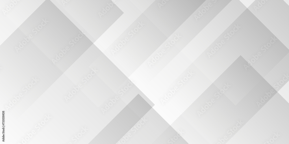 Abstract white and gray background design with layers of textured white transparent material in triangle and squares shapes. White color technology concept geometric line vector background. Abstract white and gray background design with layers of textured white transparent material in triangle and squares shapes. White color technology concept geometric line vector background.