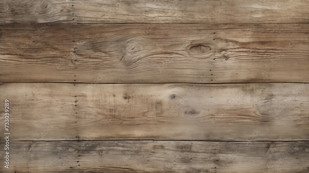 Naklejka premium Plain Weathered Wood Texture: Vintage Wooden Background
