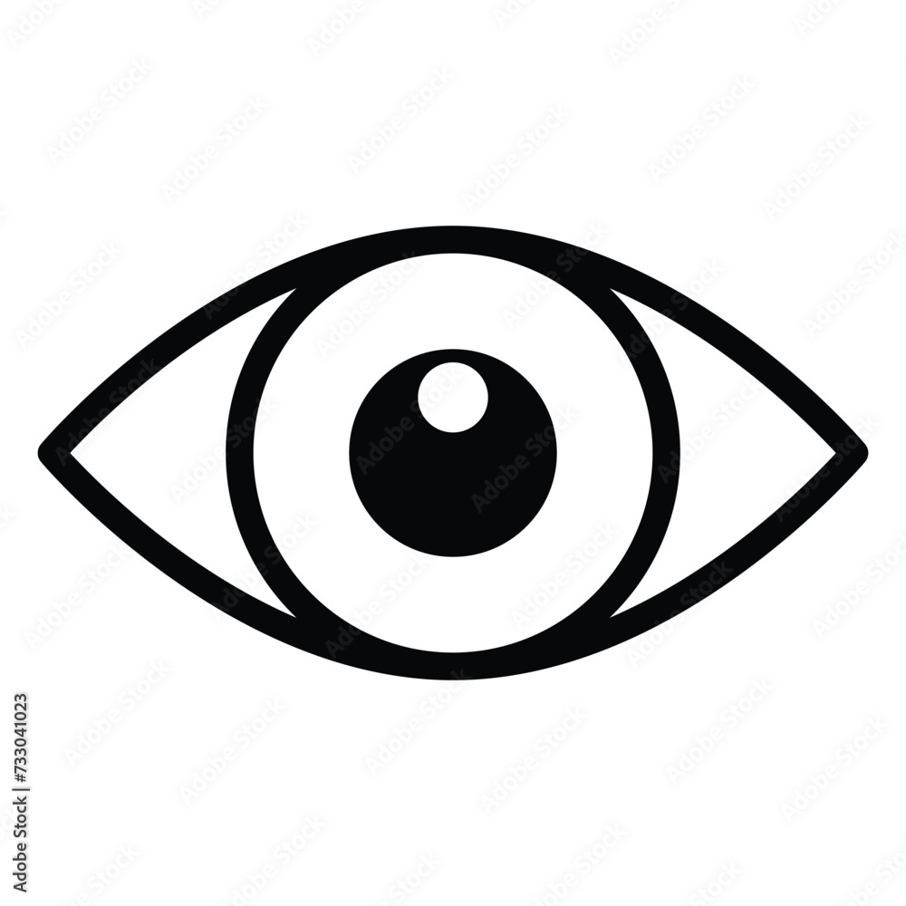 Eye icon vector design, illustration design Eye icon vector design, illustration design