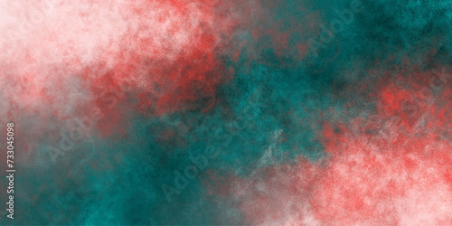 Red Teal powder and smoke,vintage grunge.ethereal nebula space.dreamy atmosphere.clouds or smoke horizontal texture galaxy space vector desing spectacular abstract burnt rough. 