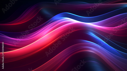 Abstract 3d wave background for business technology wallpaper, backdrop for presentation design. Vermilion base for website, print, base for banners, wallpapers, business cards, brochure, banner