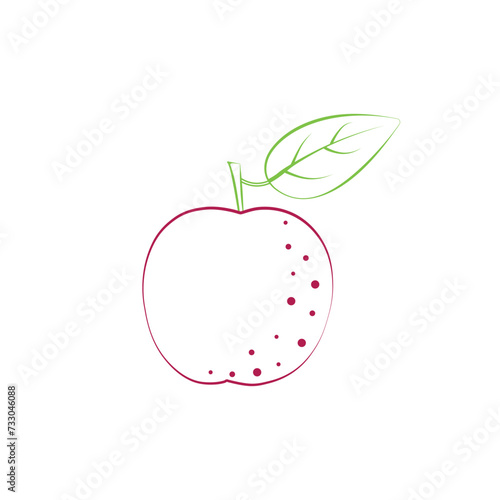 Plum coloring book. Children s coloring book with the image of a plum tree. Ripe garden fruit. Vector illustration