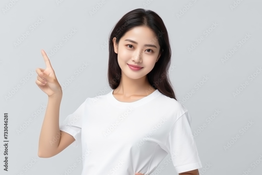 Smiling professional woman giving thumbs up in a white shirt, expressing approval and success. Smiling professional woman giving thumbs up in a white shirt, expressing approval and success.