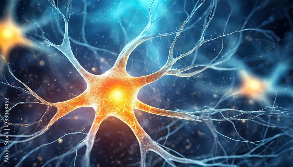 neurons and nervous system nerve cells background neurons and nervous system nerve cells background