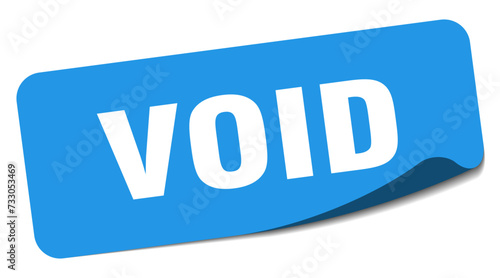 void sticker. void label photo