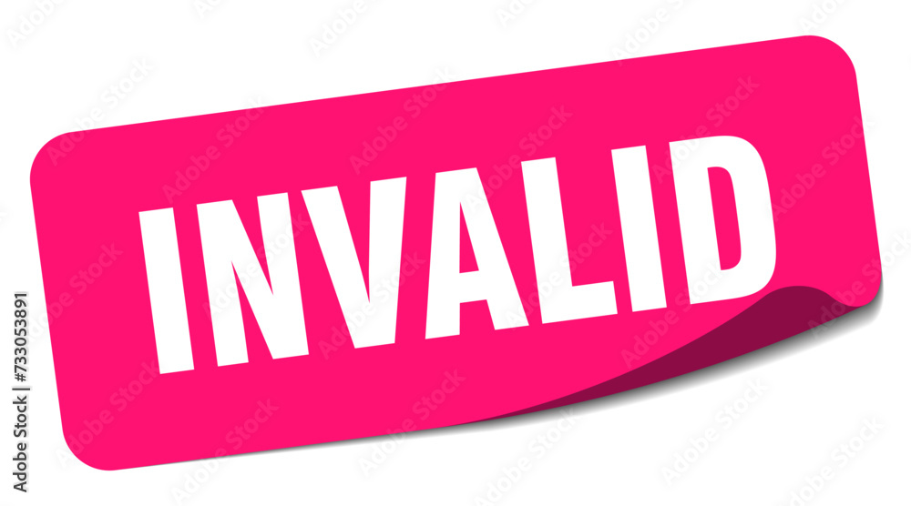 invalid sticker. invalid label invalid sticker. invalid label