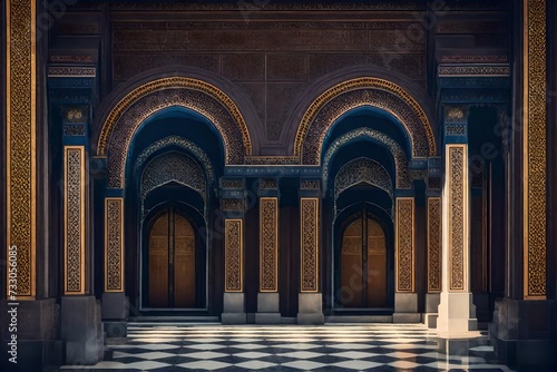 interior of a mosque country