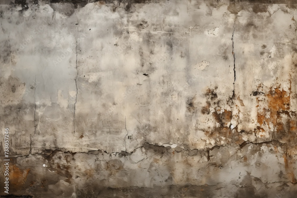 old weathered grunge cracked concrete wall texture background