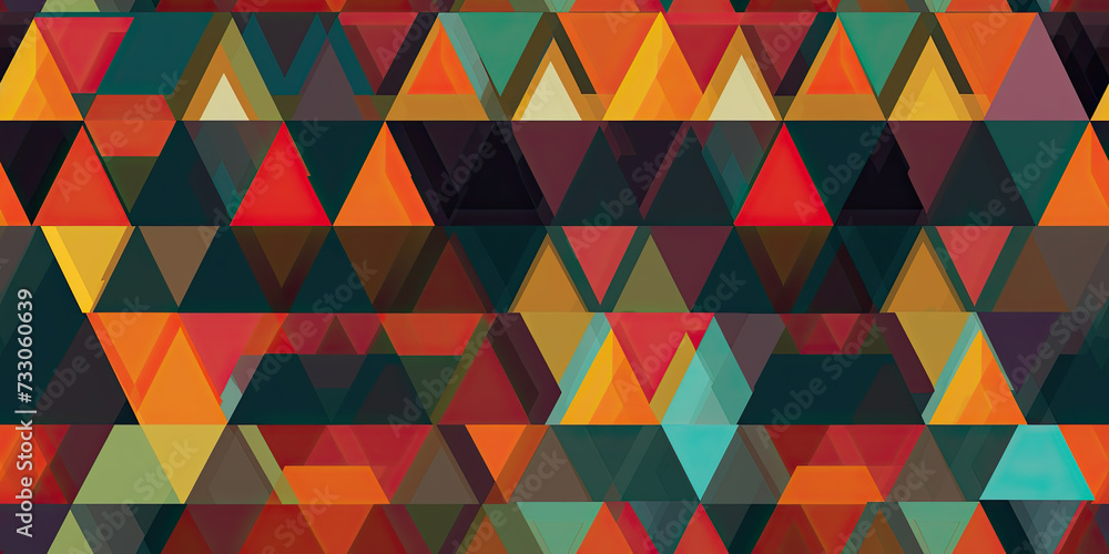 A colorful background with shapes and colors
